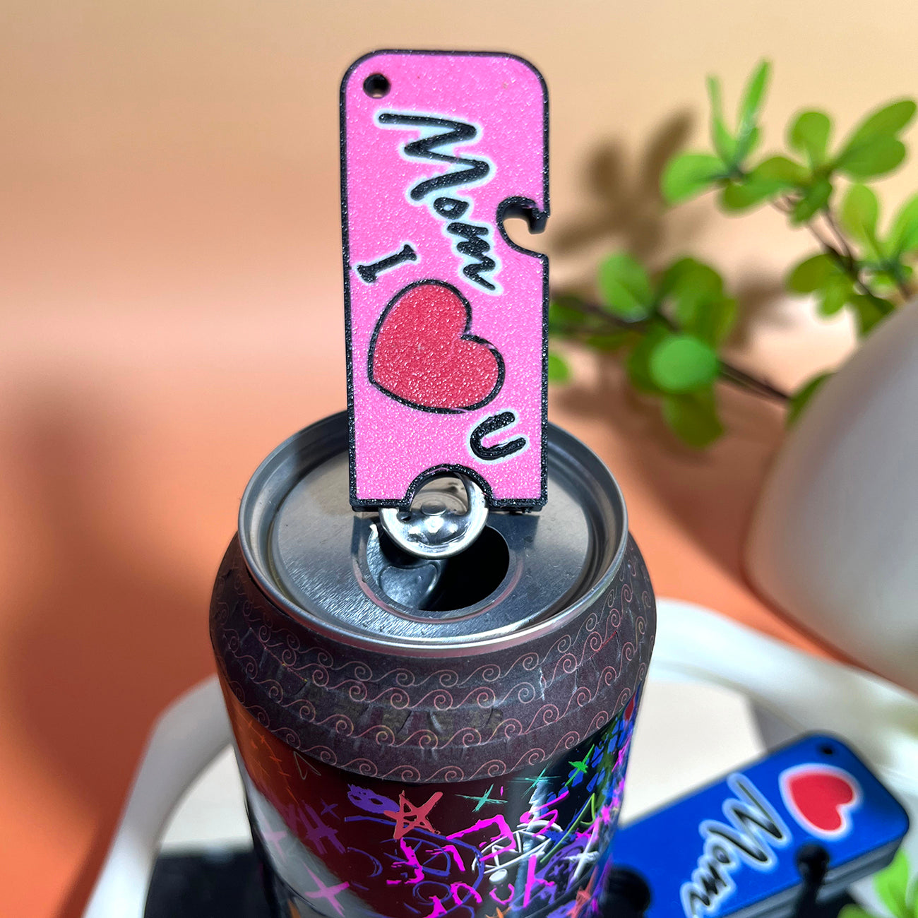CTabPals Food Soda Can Tab Opener Keychain Help for Long nails,Sore Hands,Arthritis